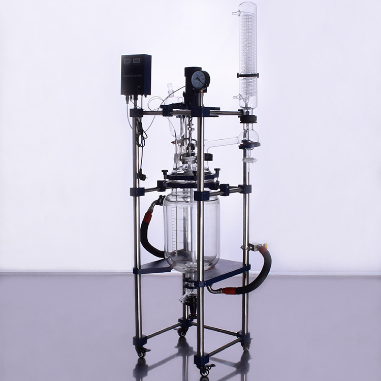 10-50L Dual Jacketed Glass Reactors