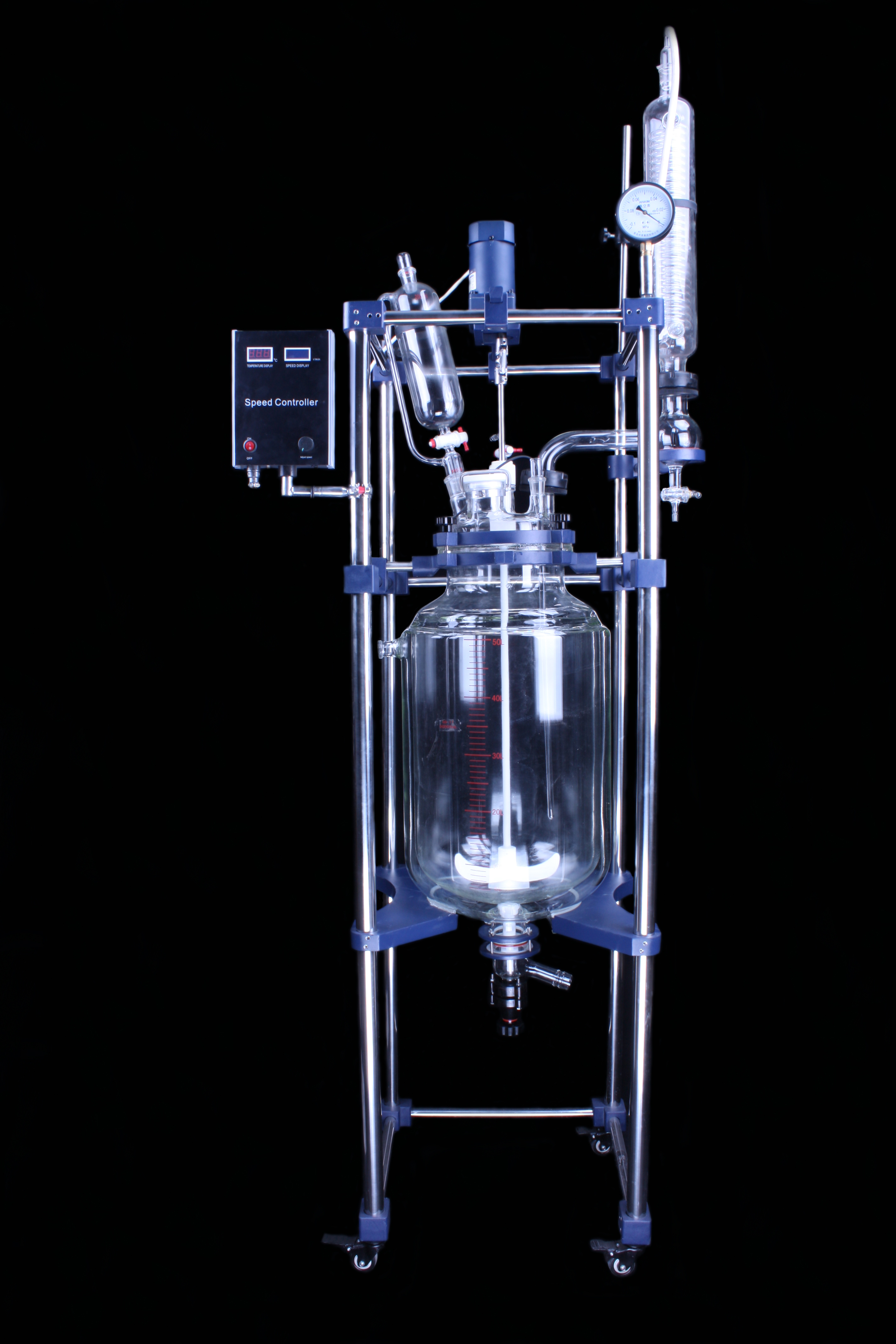 10L -100L Dual Jacketed Glass Reactor (ZYLAB)