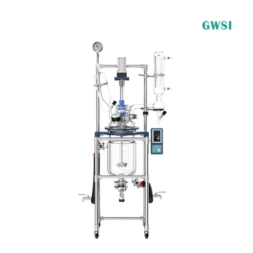 10L Double-wall Glass Reactor(ZYLAB) (3)