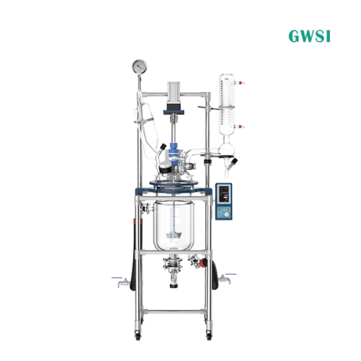 10L Double-wall Glass Reactor(ZYLAB) (3)