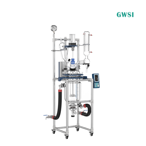 10L Double-wall Glass Reactor(ZYLAB) (4)
